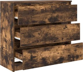 vidaXL Ντουλάπι Καπνιστή δρυς 80x35x76 εκ. Επεξεργασμένο Ξύλο