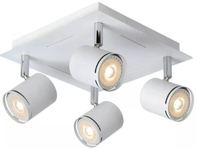 Φωτιστικό Οροφής Lucide 26994-20-31 RILOU Λευκό (White)|Χρώμιο (Chrome) 3000 K