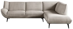Καναπές EMERALD Ύφασμα Μπεζ-Tortora-Sand-Cappuccino 274x203x82cm H.88cm