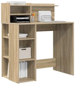 vidaXL Γραφείο με Αποθήκευση Σονομα Οκ 90x48x101.5 εκ. Κατασκευασμένο Ξύλο