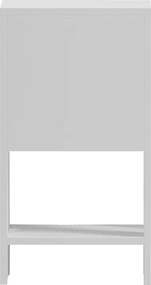 Κομοδίνο Reppo pakoworld λευκό 30x30x55εκ