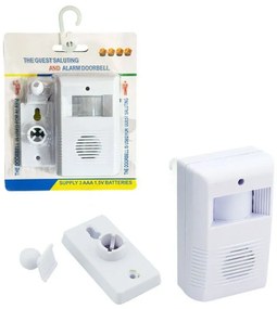 Κουδούνι καλωσορίσματος &amp; προειδοποιητικός συναγερμός με αισθητήρα κίνησης - The guest saluting and alarm doorbell-020715-146031