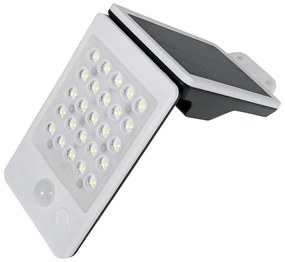 Φωτιστικό Τοίχου Ηλιακό Με Αισθητήρα ELISA2W 8x14,1cm Led 200lm 2W 4000K White Aca