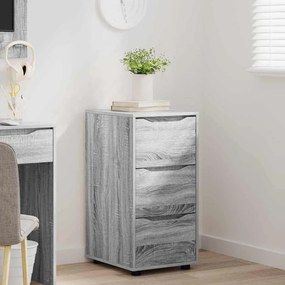 vidaXL Ντουλάπι αποθήκευσης Γκρίζο Σονομα 40 x 48 x 81 εκ