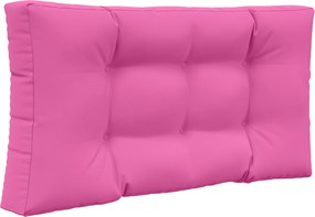 vidaXL Μαξιλάρι Καναπέ Εξωτερικού Χώρου 3 pcs Ροζ Πολυεστέρας
