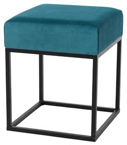 CUBE ΣΚΑΜΠΩ PETROL 34x34xH40cm 16-0235