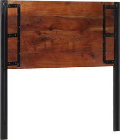 vidaXL κεφαλάρι 100 cm από μασίφ ξύλο και σίδερο