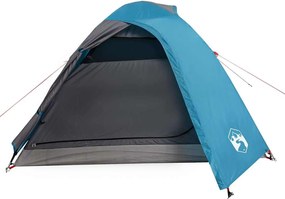 vidaXL Σκηνή Κάμπινγκ Θόλος 3 Ατόμων Αδιάβροχη Μπλε