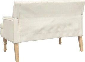 vidaXL Παγκάκι 113 x 64,5 x 75,5 εκ. Λινό με Μαξιλάρια
