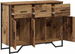 vidaXL Πλαϊνό γραφείο Παλιό ξύλο 97 x 32,5 x 74,5 εκ.