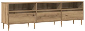 vidaXL Έπιπλο Τηλεόρασης τεχνίτης Δρυς 150x30x44,5 εκ.