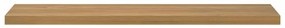 vidaXL Ράφι Τοίχου Επιτοίχιο Καφέ 120 x 23,5 x 4 εκ Επεξεργασμένο ξύλο