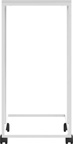 vidaXL Βοηθητικό Τραπέζι με Ρόδες Λευκό 40x30x63,5 εκ. Επεξεργ. Ξύλο
