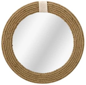 Καθρέπτης Rope pakoworld φυσικό 60x2x60εκ