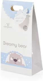 Baby blanket 75x100 cm Dreamy bear blue