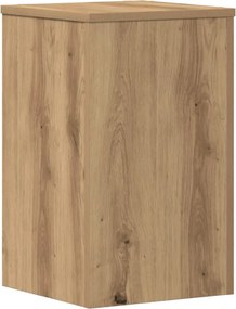 vidaXL Βάσεις Φυτών 2 τεμ. Αρτισιανή Δρυς 30x30x50 εκ. Επεξ. Ξύλο