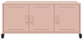 vidaXL Έπιπλο Τηλεόρασης Ροζ 100,5x39x43,5 εκ. Ατσάλι
