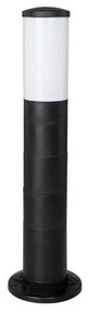 GARDENIO 203-0251 Μοντέρνο Επιδαπέδιο Φωτιστικό Κολωνάκι Κήπου Μονόφωτο 1 x E27 IP44 Μαύρο Πλαστικό Σώμα-Μ15 x Π15 Globostar 203-0251