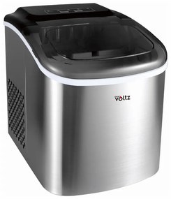 Παγομηχανή Oliver Voltz OV51447CS, 120W, 12kg/24 ώρες, 1.3 l, 9 κύβοι ανά κύκλο λειτουργίας, ένδειξη πάγου και νερού, Inox