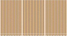 vidaXL Τεντόπανο Ανταλλακτικό Ριγέ Πολύχρωμο 6 x 3 μ.