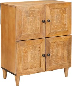 vidaXL Πλαϊνό γραφείο 60 x 33 x 75 cm Στερεό ξύλο μάνγκο
