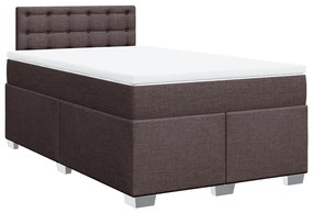 ΚΡΕΒΑΤΙ BOXSPRING ΜΕ ΣΤΡΩΜΑ ΣΚΟΥΡΟ ΚΑΦΕ 120X200 ΕΚ. ΥΦΑΣΜΑΤΙΝΟ 3288172