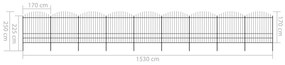 ΚΑΓΚΕΛΑ ΠΕΡΙΦΡΑΞΗΣ ΜΕ ΛΟΓΧΕΣ ΜΑΥΡΑ (1,75-2) X 15,3 Μ. ΑΤΣΑΛΙΝΑ 277756