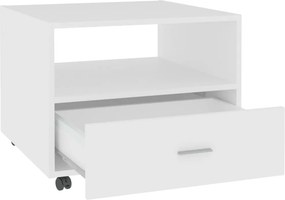 vidaXL Τραπεζάκι Σαλονιού Λευκό 55 x 55 x 40 εκ. από Επεξεργ. Ξύλο