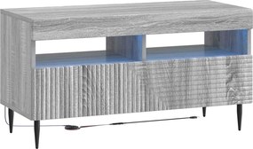 vidaXL 3 Τεμάχια LED Τηλεοπτική Ντουλάπα Γκρι Sonoma