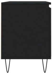 Έπιπλο Τηλεόρασης Μαύρο 104 x 35 x 50 εκ. από Επεξεργ. Ξύλο - Μαύρο