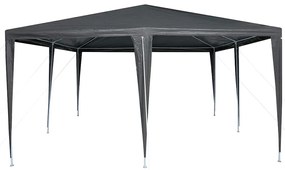 vidaXL Σκηνή Πάρτυ Γκρι και Λευκό 400 x 400 x 266 εκ