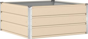 vidaXL Γλάστρα Ελεφαντόδοντο 100 x 100 x 45 cm Ατσάλι