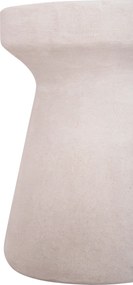 ΣΚΑΜΠΟ ΣΤΡΟΓΓΥΛΟ ΣΕΙΡΑ SANTORINI HM18057 ΠΟΛΥΡΗΤΙΝΗ ΣΕ ΥΠΟΛΕΥΚΟ ΧΡΩΜΑ Φ32x46Υεκ.