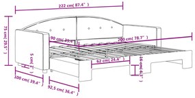 ΚΑΝΑΠΕΣ ΚΡΕΒΑΤΙ ΣΥΡΟΜΕΝΟΣ ΣΚ. ΠΡΑΣΙΝΟ 90X200ΕΚ ΒΕΛΟΥΔΙΝΟΣ 3197303