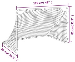 ΤΕΡΜΑ ΠΟΔΟΣΦΑΙΡΟΥ 122 X 81 X 81 ΕΚ. ΑΤΣΑΛΙΝΟ 4007966