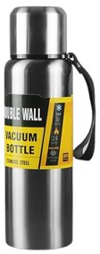 Φορητό παγούρι-θερμός - 1000ml Ασημί