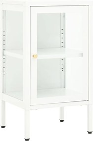 vidaXL Μπουφές 38 x 35 x 70 εκ. Μέταλλο και Γυαλί