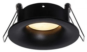 Downlight Οροφής Χωνευτό Στρογγυλό GU10 50W IP20 Zambelis-S168-Μαύρο S168