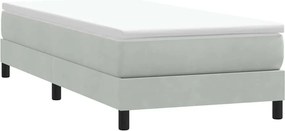 vidaXL Box Spring κρεβάτι χωρίς στρώμα ανοιχτό γκρι 100x220 εκ.