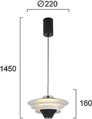 Φωτιστικό Οροφής LED Viokef Manley 4308600