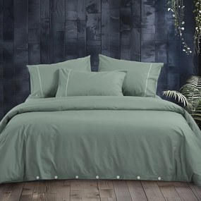 Παπλωματοθήκη Υπέρδιπλη (Σετ 240x220) Nautica By Nef-Nef Homeware Nau Wave Solid Πράσινο