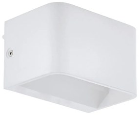 Φωτιστικό Τοίχου - Απλίκα Led Sania 4 98421 White Eglo Aluminium