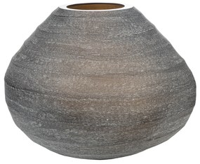 Βάζο DEKOCANDLE 25cm horizontal ribbed organic DCGI-396-00GV