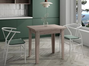 Τραπέζι Κουζίνας Επεκτεινόμενο Τρούφα HAZEL 80/120x60/80x77