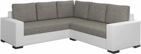 Γωνιακός καναπές Caneen-Λευκό - γκρι - 240.00Χ240.00Χ90.00cm