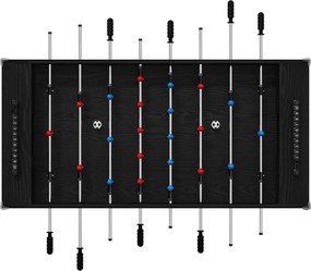 vidaXL Τραπέζι Φουτμπολ Μαύρη Δρυς 125 x 60,5 x 80 εκ.