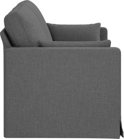 vidaXL Καναπές Σκούρο Γκρι