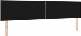 vidaXL LED κεφαλάρι Taupe ύφασμα