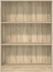 vidaXL Βιβλιοθήκη Sonoma Δρυς 80x24x109 εκ. από Επεξεργασμένο Ξύλο