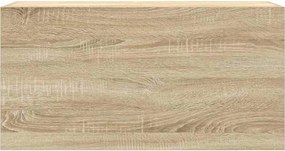 vidaXL Ντουλάπι τοίχου μπάνιου Sonoma Oak 80x25x40 cm